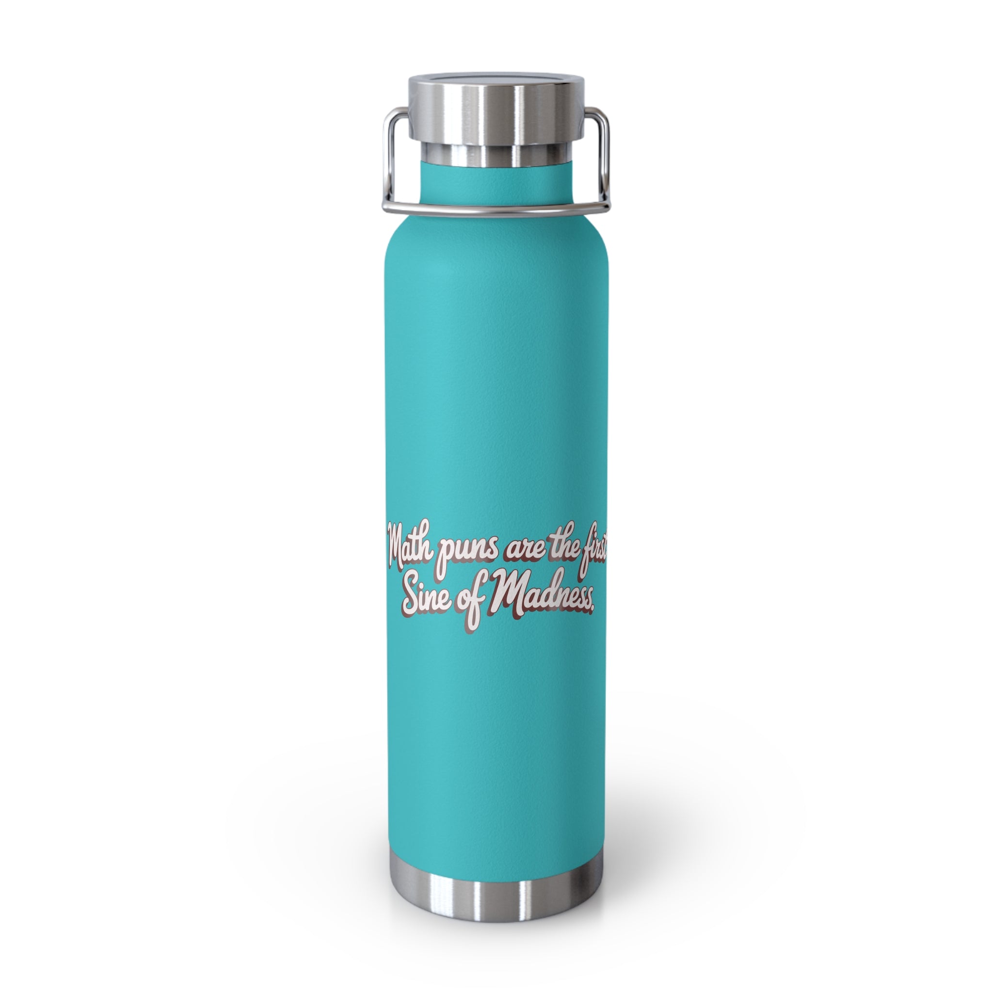 Math Puns are the First Sine of Madness -22oz Copper Teachers Tumbler