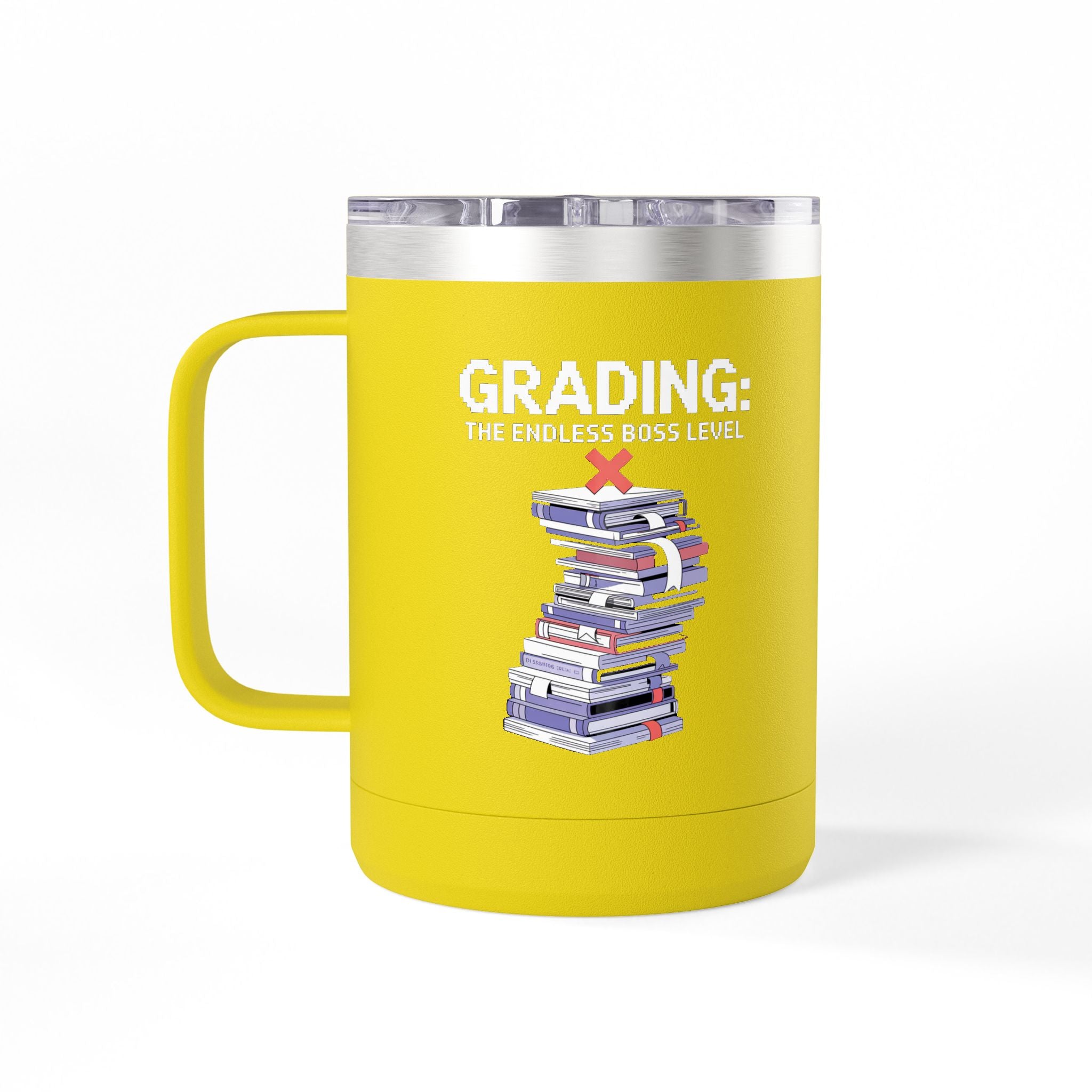 Grading The Endless Boss Level - 15oz Teacher Coffee Mug