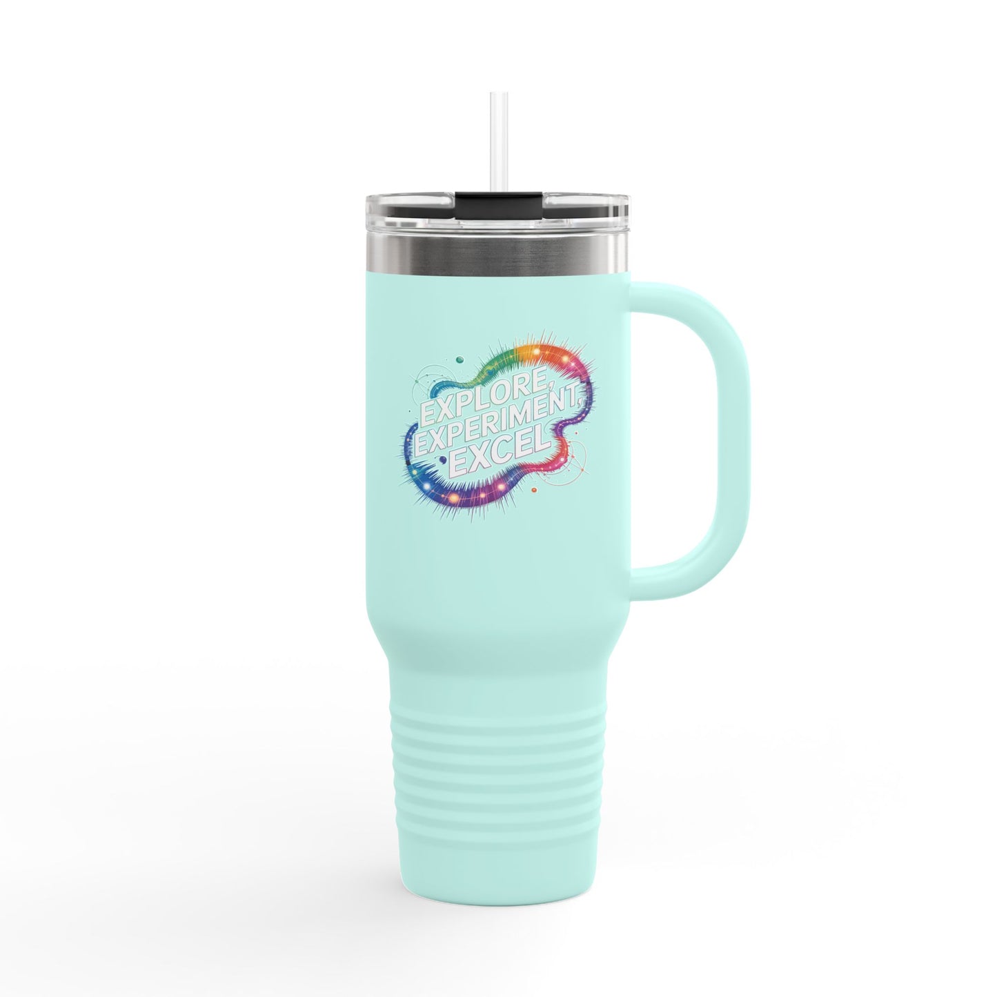 Explore, Experiment, Excel - 40oz Tumbler for Educators