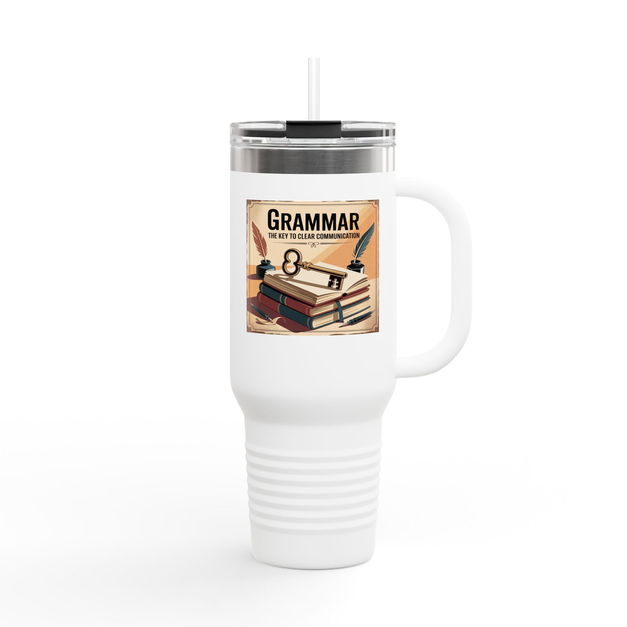 Grammar The Key to Clear Communication - 40oz Tumbler for Educators