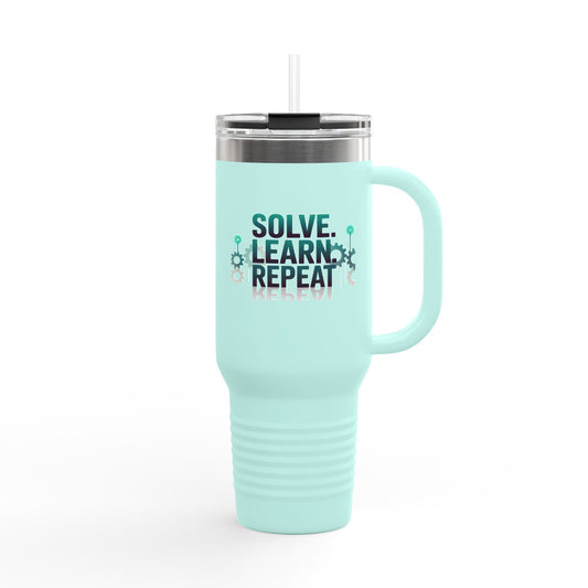 Solve, Learn, Repeat - 40oz Tumbler for Educators