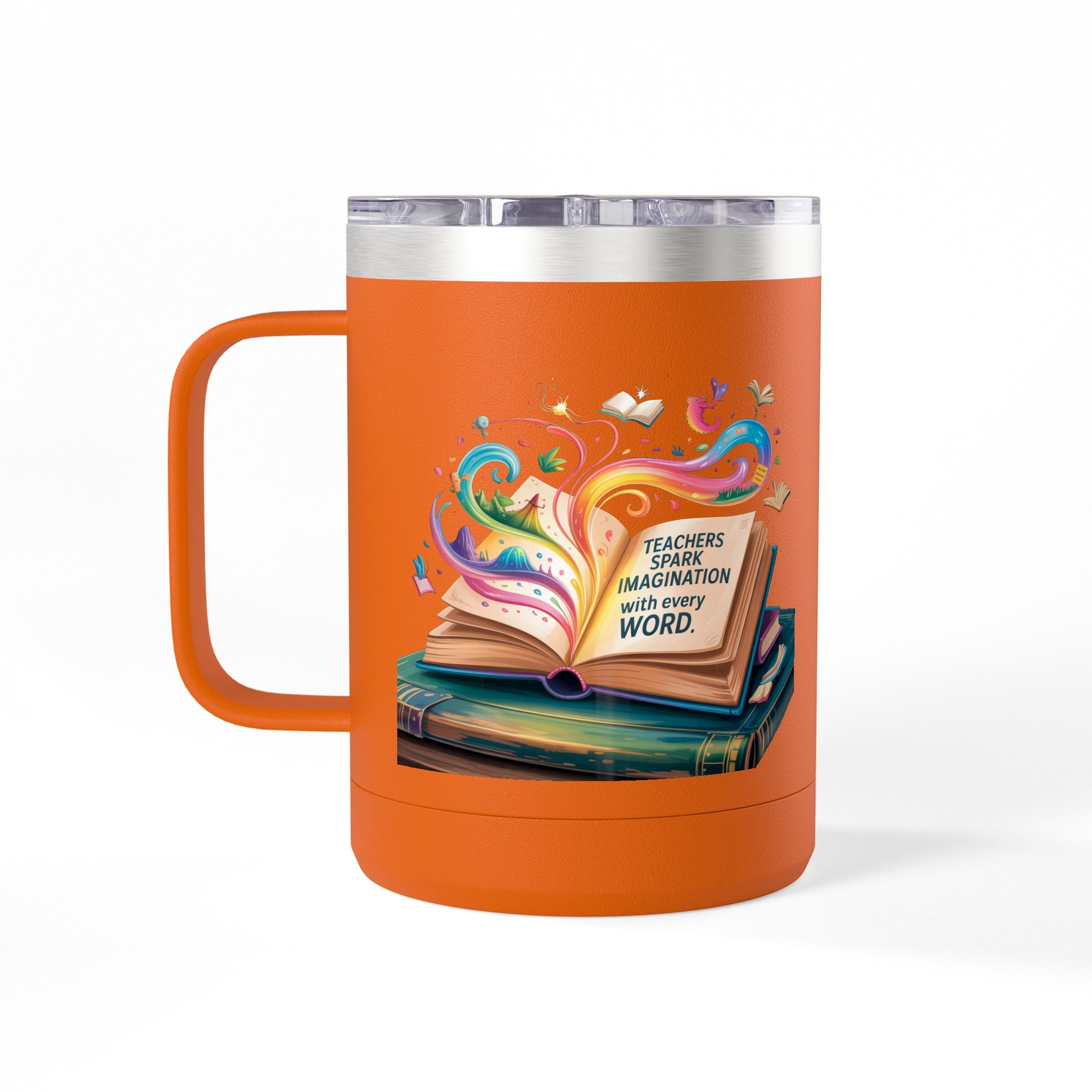 Teachers Spark Imagination with Every Word - 15oz Teacher Coffee Mug
