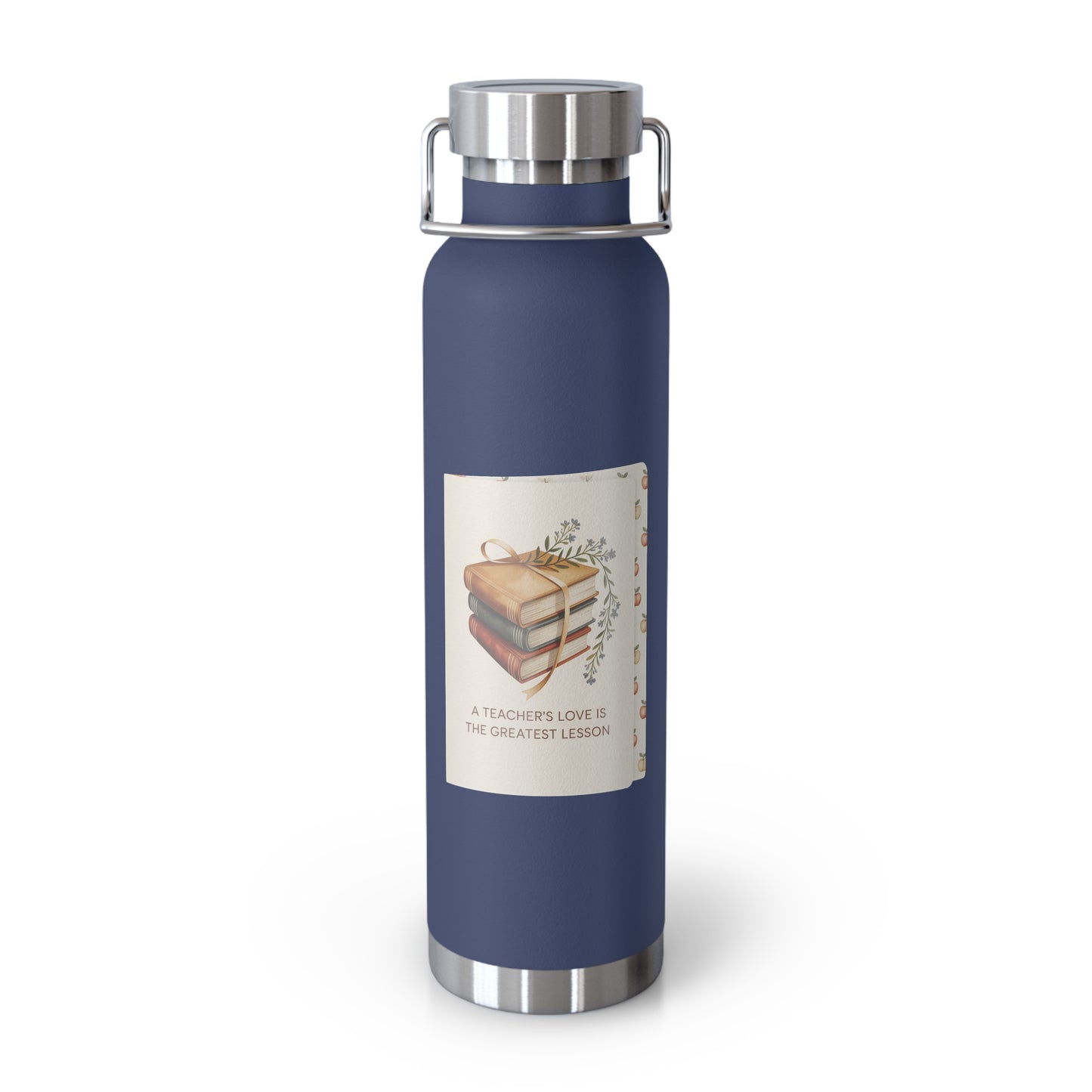 Teachers Love is the Greatest Lesson  -22oz Copper Teachers Tumbler