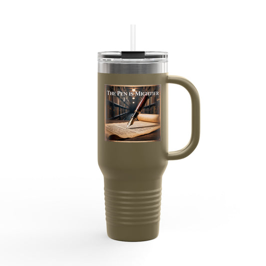 The Pen Is Mightier - 40oz Tumbler for Educators