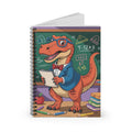 Cartoon Carnotaurus  -  Lined Spiral Notebook