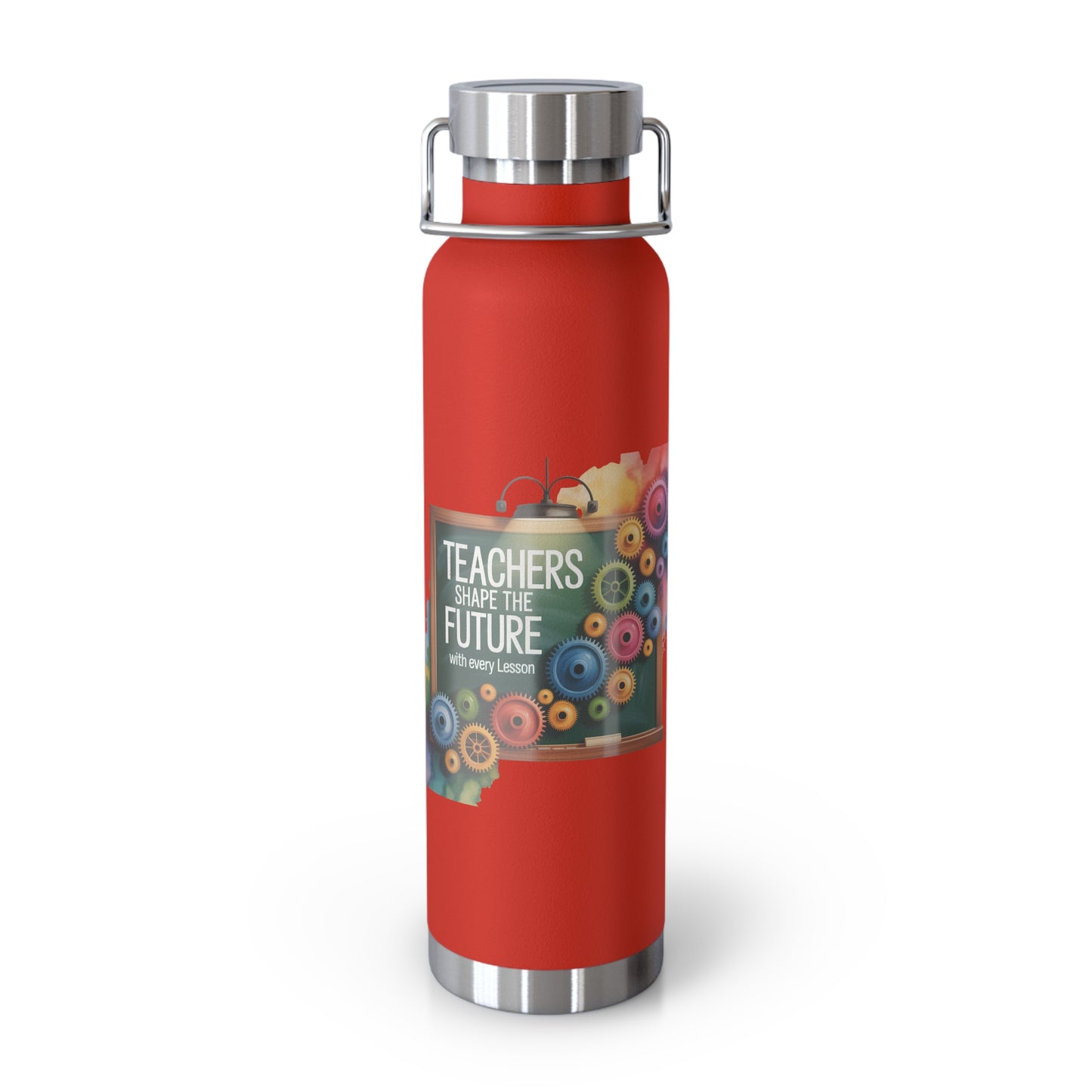 Teachers Shape the Future with Every Lesson  -22oz Copper Teachers Tumbler