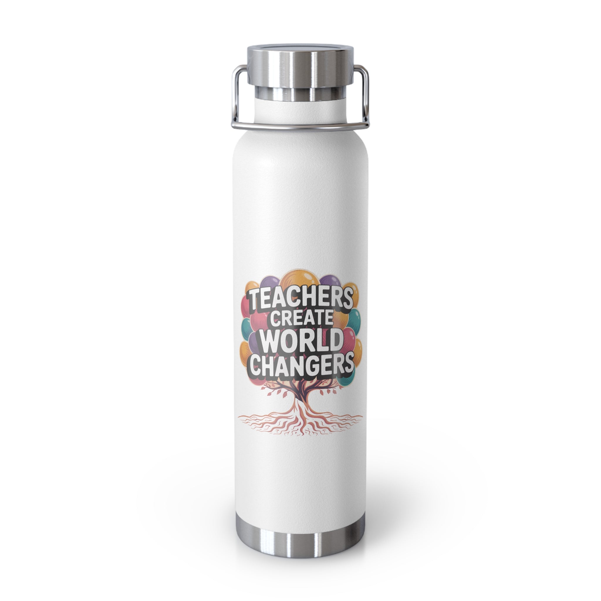 Teachers Create World Changers  -22oz Copper Teachers Tumbler