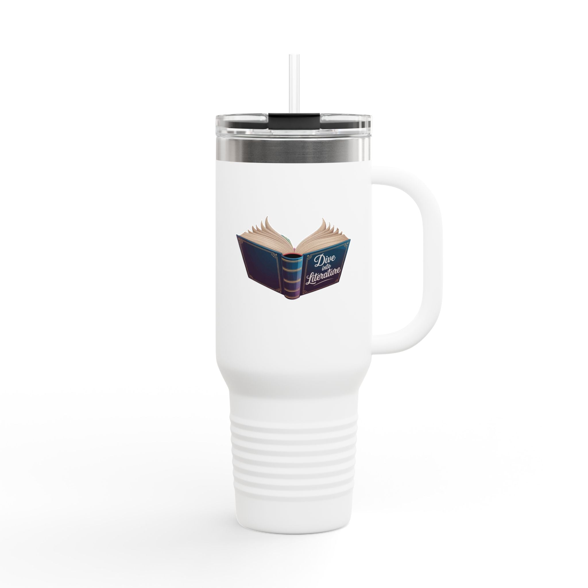 Dive Into Literature - 40oz Tumbler for Educators