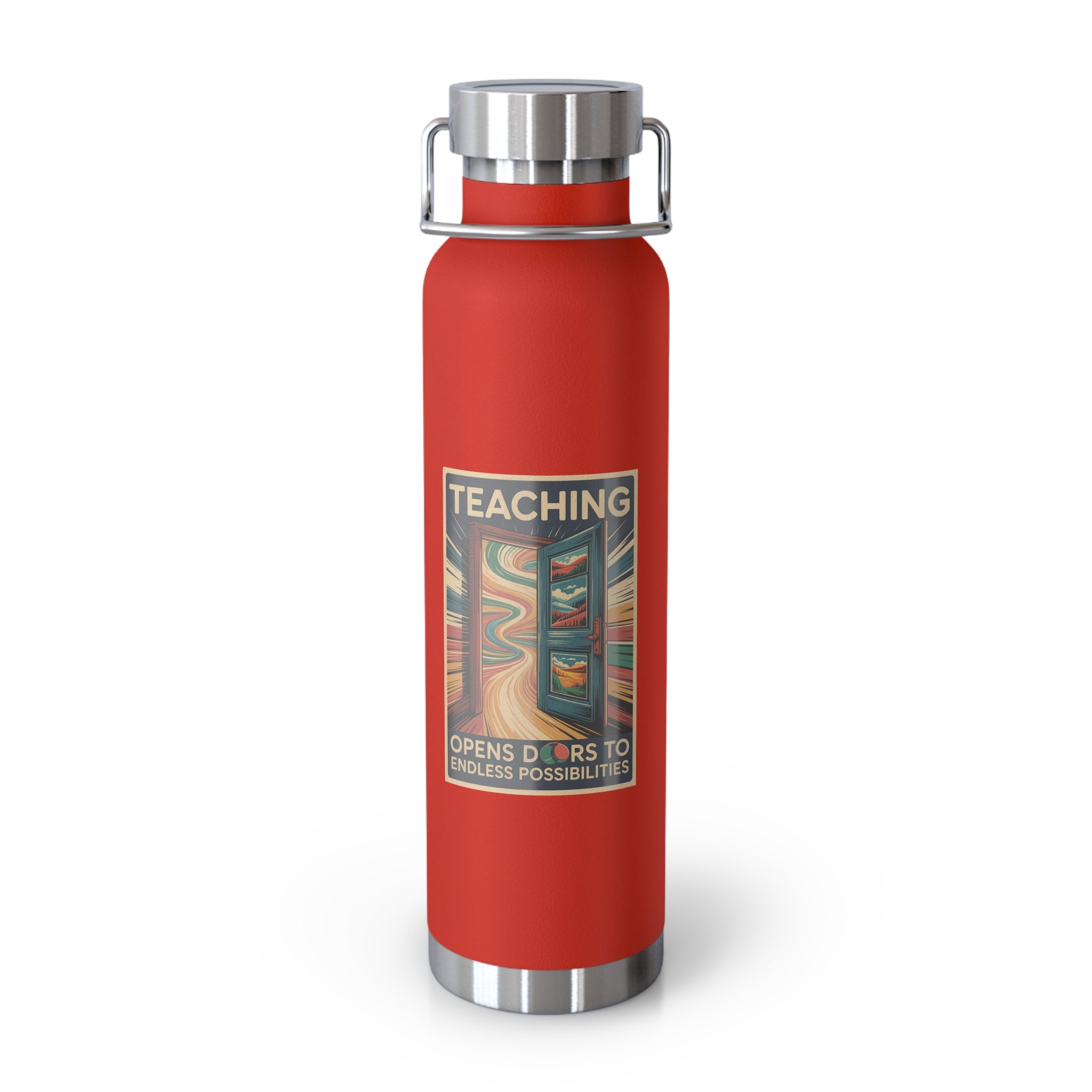 Teaching Opens Doors to Endless Possibilities  -22oz Copper Teachers Tumbler