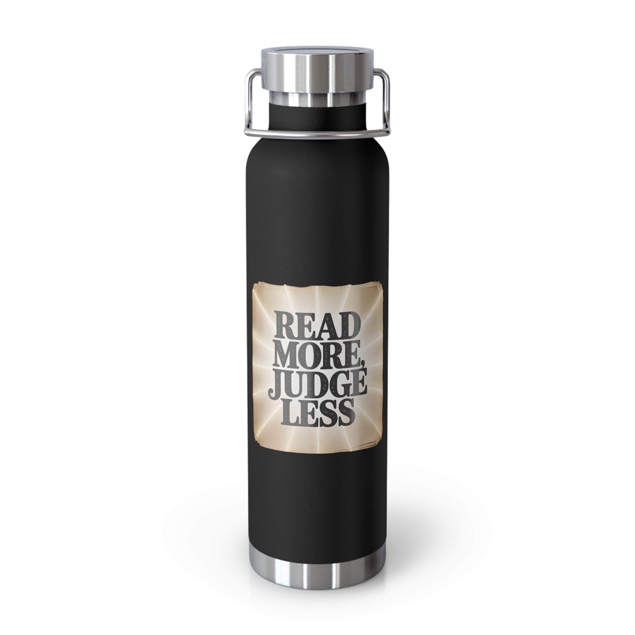 Read More, Judge Less -22oz Copper Teachers Tumbler