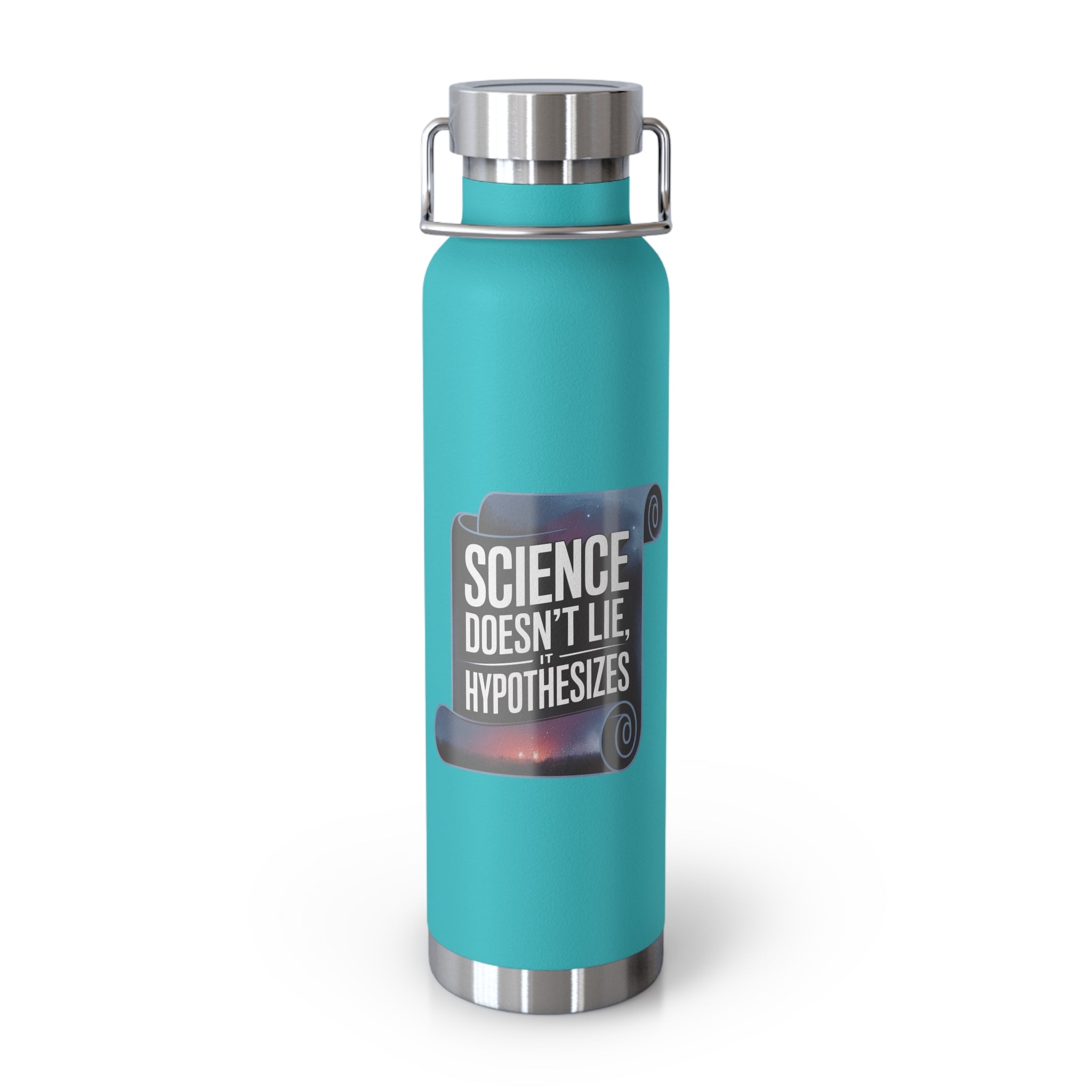 Science Doesn't Lie It Hypothesizes -22oz Copper Teachers Tumbler