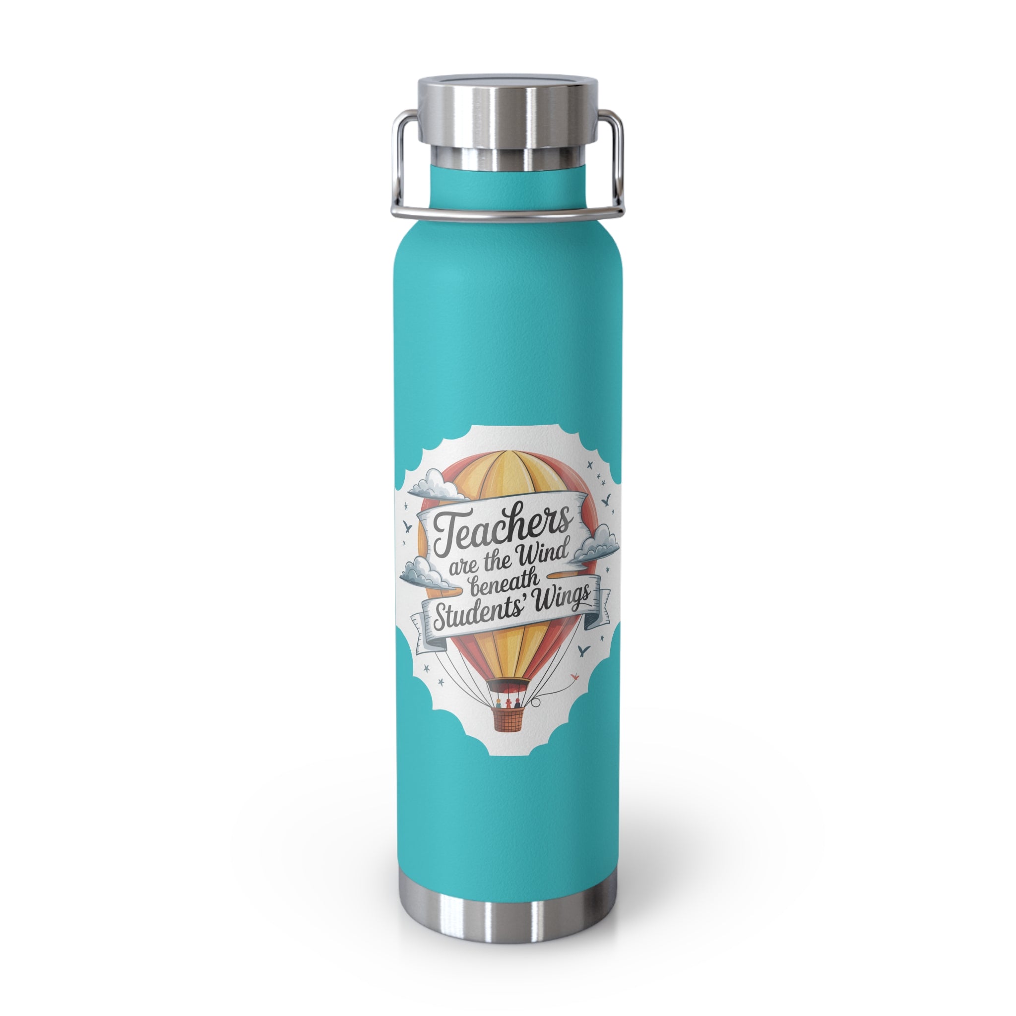 Teachers are the Wind Beneath Students' Wings  -22oz Copper Teachers Tumbler