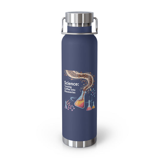 Science: Turning Coffee into Discoveries -22oz Copper Teachers Tumbler